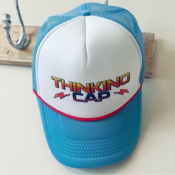 NWOT Stranger Things-Inspired Dustin Thinking Cap – Sunshade Baseball Cap / Hat - Picture 6 of 11